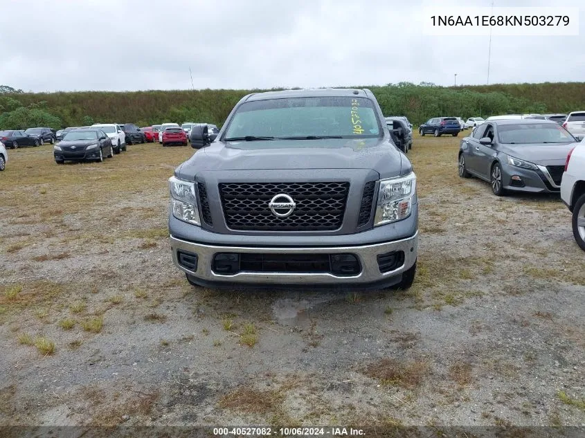 2019 Nissan Titan Sv VIN: 1N6AA1E68KN503279 Lot: 40527082