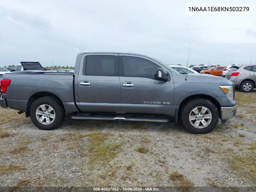 2019 Nissan Titan Sv VIN: 1N6AA1E68KN503279 Lot: 40527082