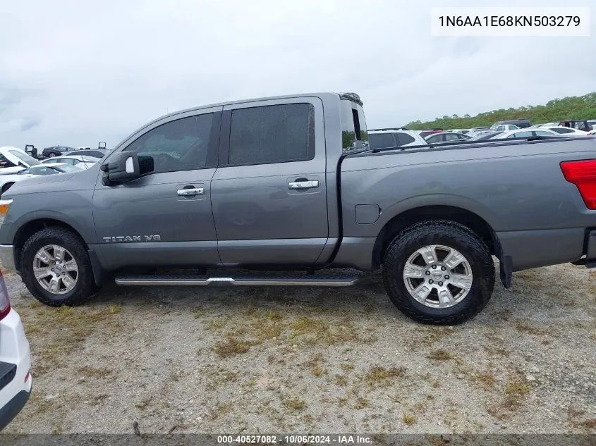 2019 Nissan Titan Sv VIN: 1N6AA1E68KN503279 Lot: 40527082