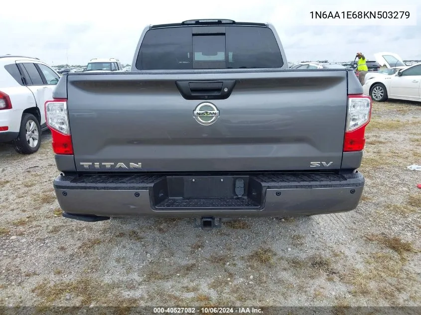 2019 Nissan Titan Sv VIN: 1N6AA1E68KN503279 Lot: 40527082