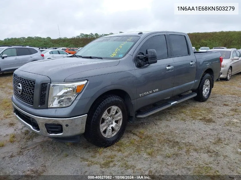 2019 Nissan Titan Sv VIN: 1N6AA1E68KN503279 Lot: 40527082