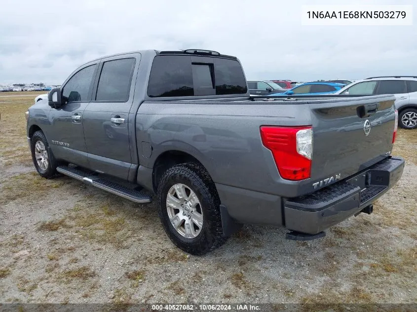 2019 Nissan Titan Sv VIN: 1N6AA1E68KN503279 Lot: 40527082