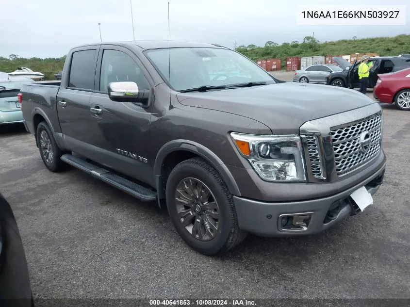 2019 Nissan Titan Platinum Reserve VIN: 1N6AA1E66KN503927 Lot: 40541853