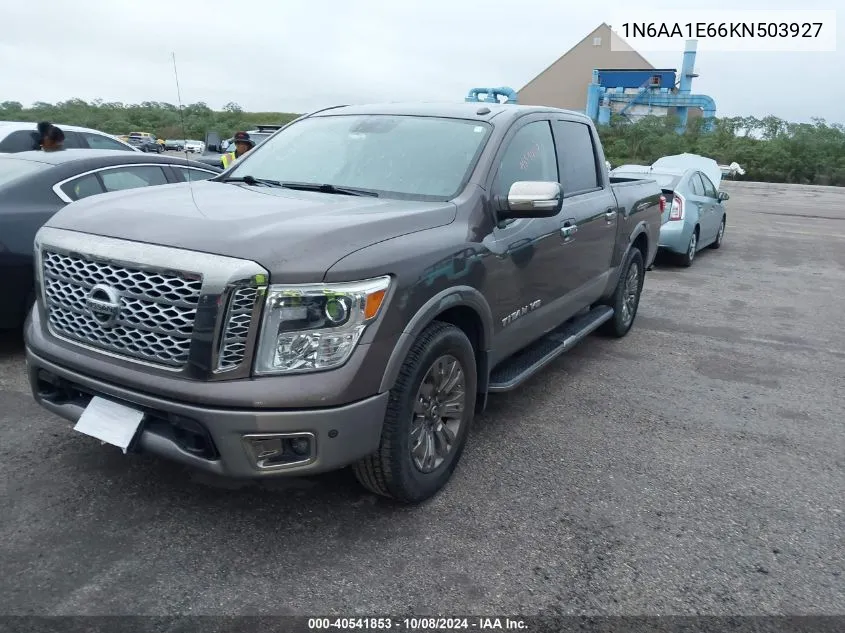 2019 Nissan Titan Platinum Reserve VIN: 1N6AA1E66KN503927 Lot: 40541853