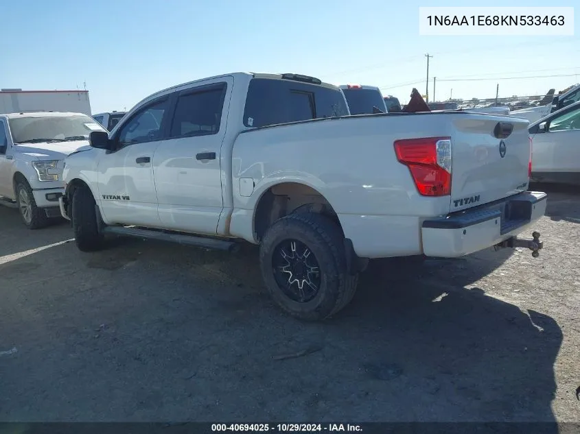 2019 Nissan Titan Sv VIN: 1N6AA1E68KN533463 Lot: 40694025