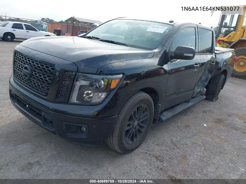 1N6AA1E64KN531077 2019 Nissan Titan Sv