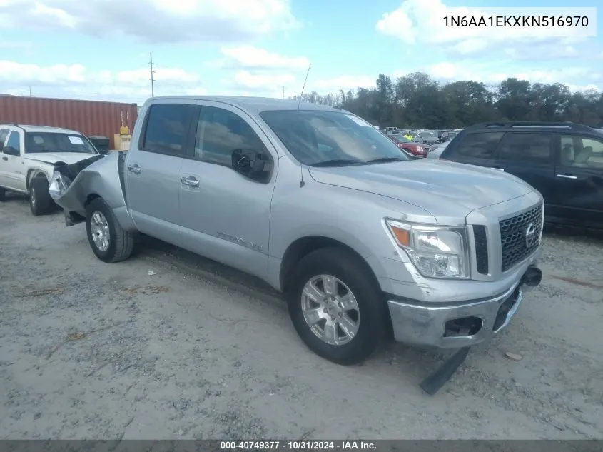 2019 Nissan Titan Sv VIN: 1N6AA1EKXKN516970 Lot: 40749377