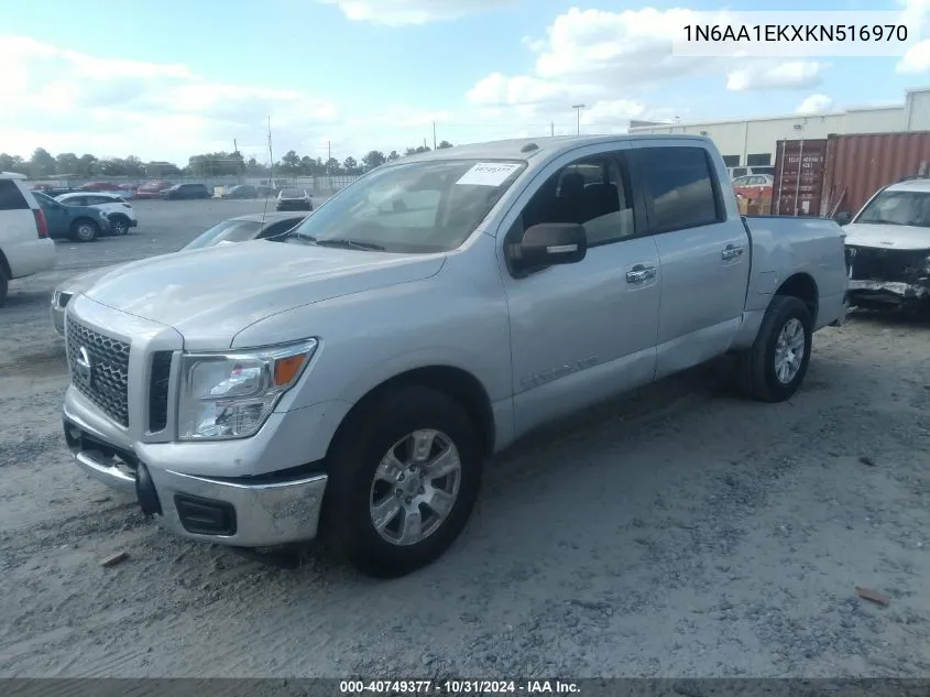 2019 Nissan Titan Sv VIN: 1N6AA1EKXKN516970 Lot: 40749377