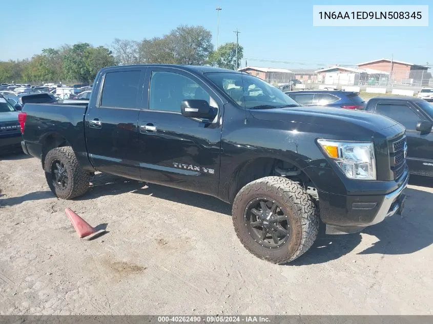 2020 Nissan Titan Sv 4X4 VIN: 1N6AA1ED9LN508345 Lot: 40262490