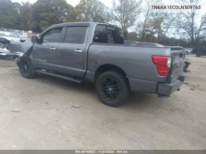 2020 Nissan Titan Sv 4X4 VIN: 1N6AA1EC0LN509763 Lot: 40766537