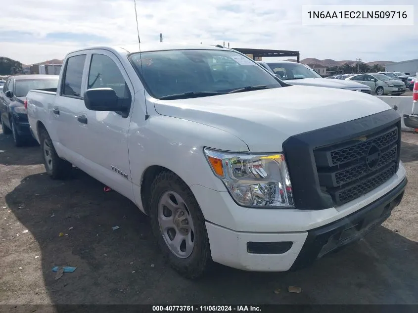 2020 Nissan Titan S 4X4 VIN: 1N6AA1EC2LN509716 Lot: 40773751