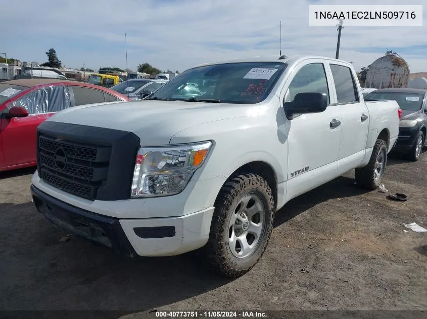 2020 Nissan Titan S 4X4 VIN: 1N6AA1EC2LN509716 Lot: 40773751