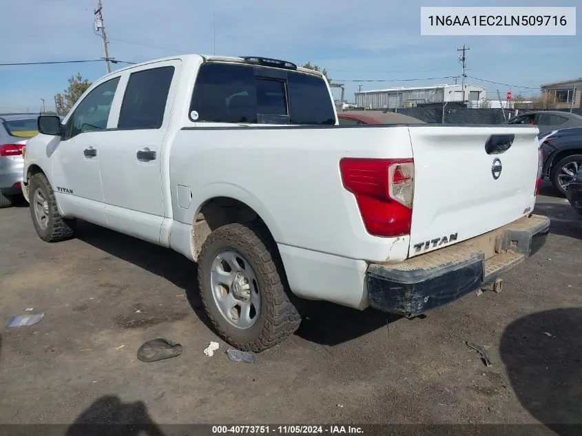 2020 Nissan Titan S 4X4 VIN: 1N6AA1EC2LN509716 Lot: 40773751