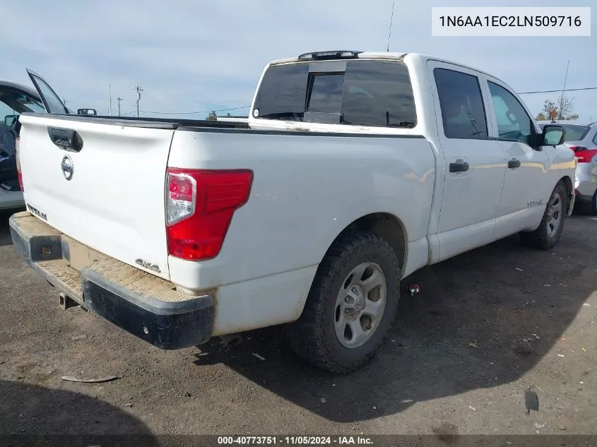 2020 Nissan Titan S 4X4 VIN: 1N6AA1EC2LN509716 Lot: 40773751