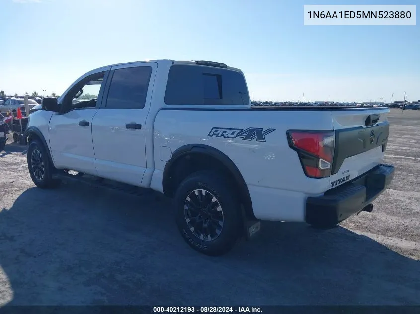 1N6AA1ED5MN523880 2021 Nissan Titan Pro-4X 4X4