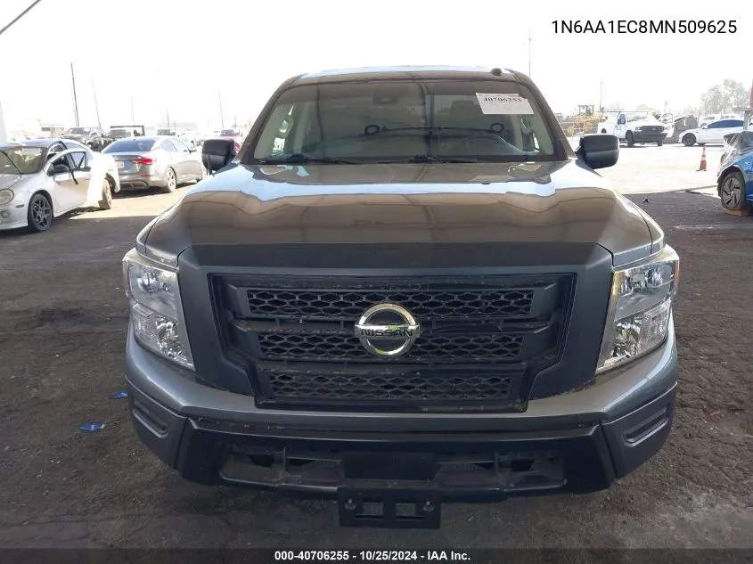 2021 Nissan Titan S 4X4 VIN: 1N6AA1EC8MN509625 Lot: 40706255