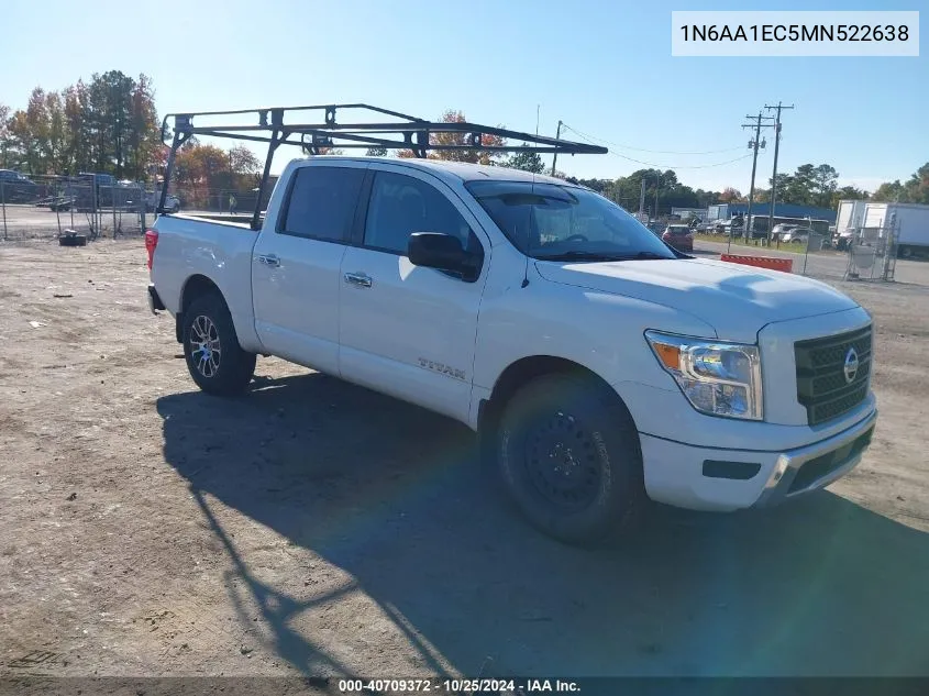 1N6AA1EC5MN522638 2021 Nissan Titan Sv 4X4