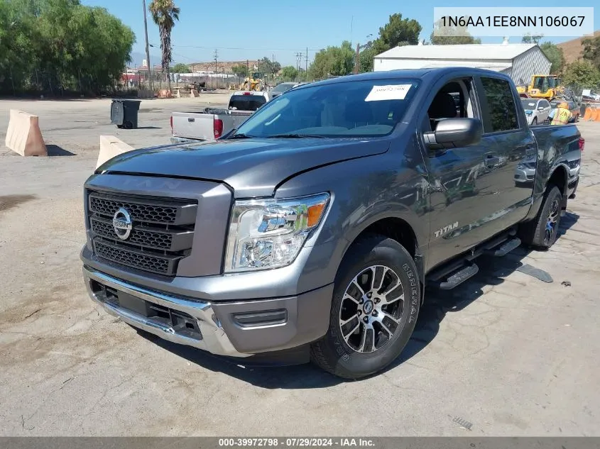 1N6AA1EE8NN106067 2022 Nissan Titan Sv 4X2