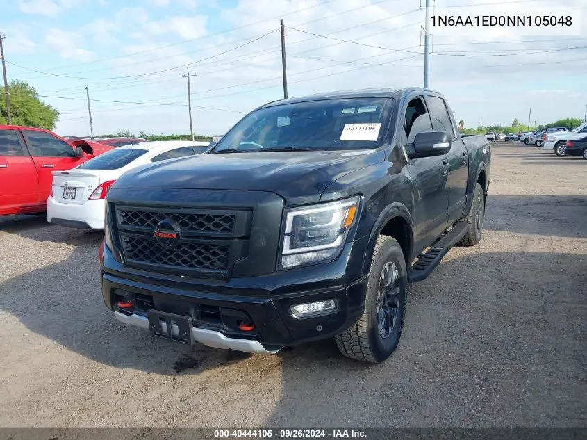 2022 Nissan Titan VIN: 1N6AA1ED0NN105048 Lot: 40444105