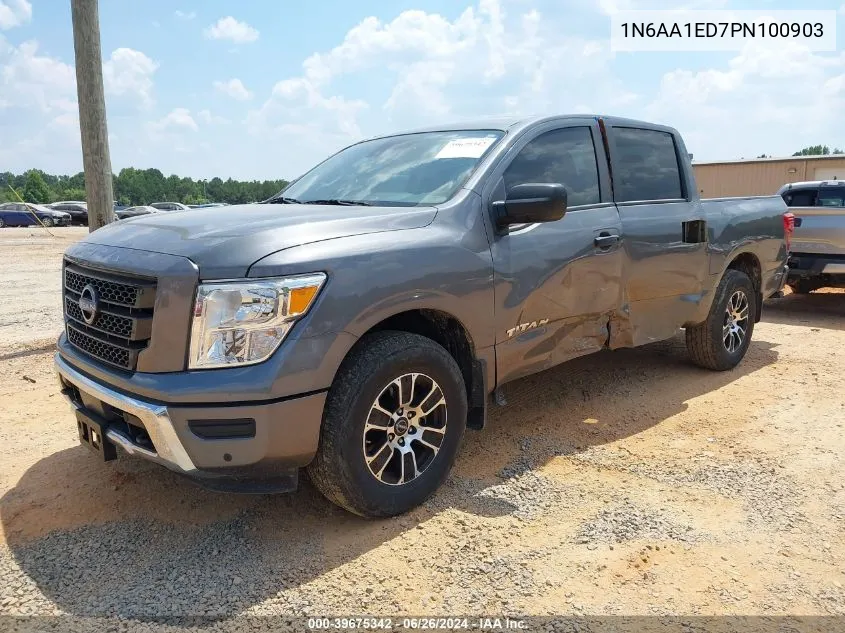 2023 Nissan Titan Sv 4X4 VIN: 1N6AA1ED7PN100903 Lot: 39675342