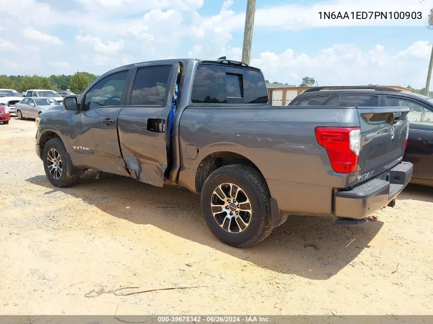 2023 Nissan Titan Sv 4X4 VIN: 1N6AA1ED7PN100903 Lot: 39675342