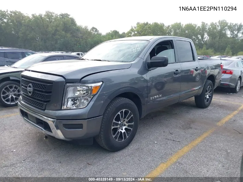 1N6AA1EE2PN110294 2023 Nissan Titan Sv 4X2