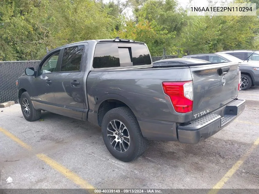 1N6AA1EE2PN110294 2023 Nissan Titan Sv 4X2