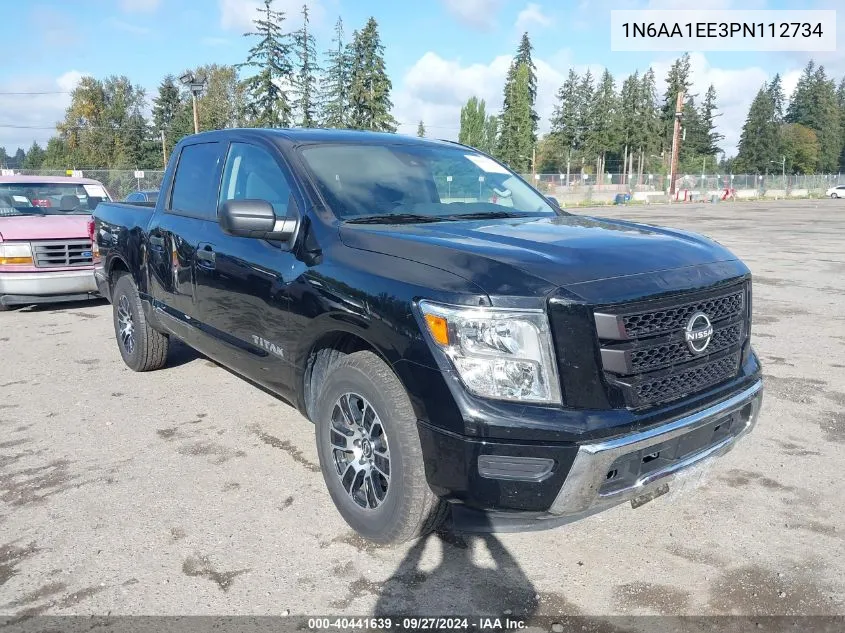 1N6AA1EE3PN112734 2023 Nissan Titan Sv 4X2