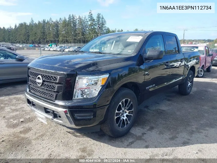 1N6AA1EE3PN112734 2023 Nissan Titan Sv 4X2