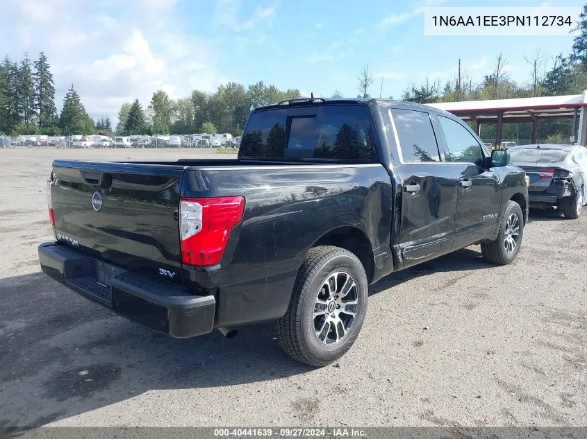 1N6AA1EE3PN112734 2023 Nissan Titan Sv 4X2