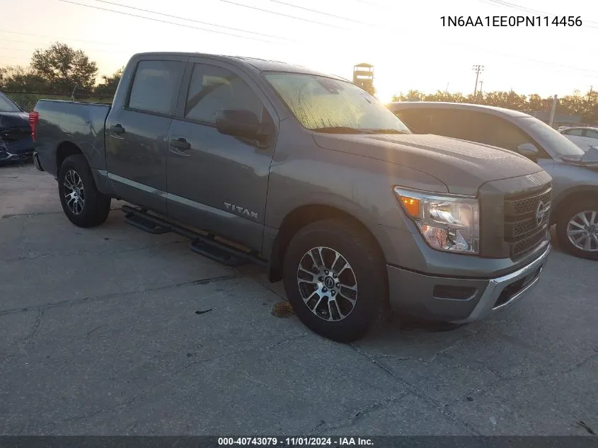 1N6AA1EE0PN114456 2023 Nissan Titan Sv 4X2