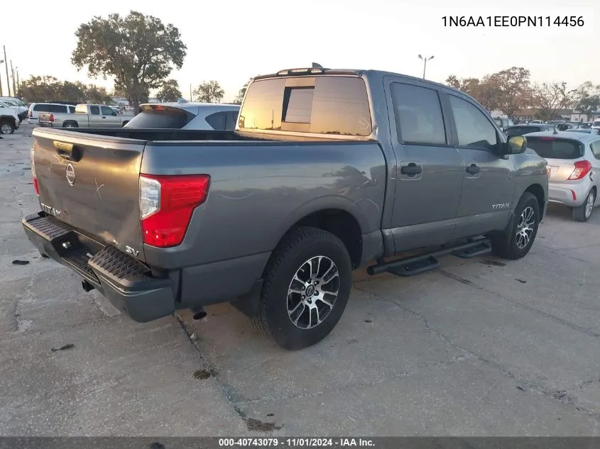 1N6AA1EE0PN114456 2023 Nissan Titan Sv 4X2