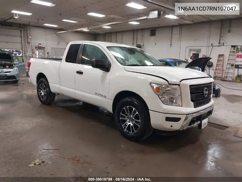 2024 Nissan Titan Crew Cab Sv 4X4 VIN: 1N6AA1CD7RN107047 Lot: 39519799