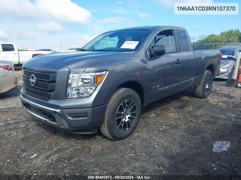 2024 Nissan Titan Crew Cab Sv 4X4 VIN: 1N6AA1CD3RN107370 Lot: 40402673