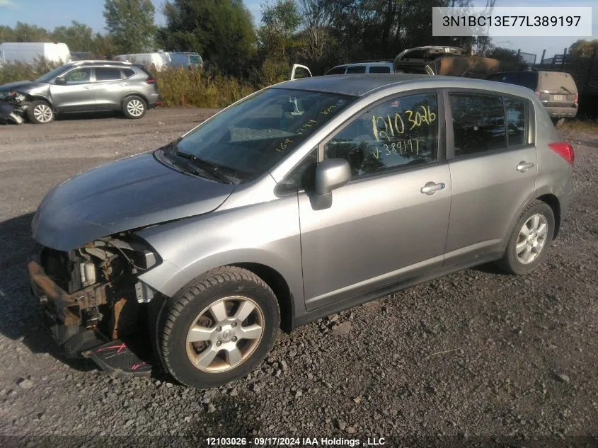 3N1BC13E77L389197 2007 Nissan Versa 1.8Sl