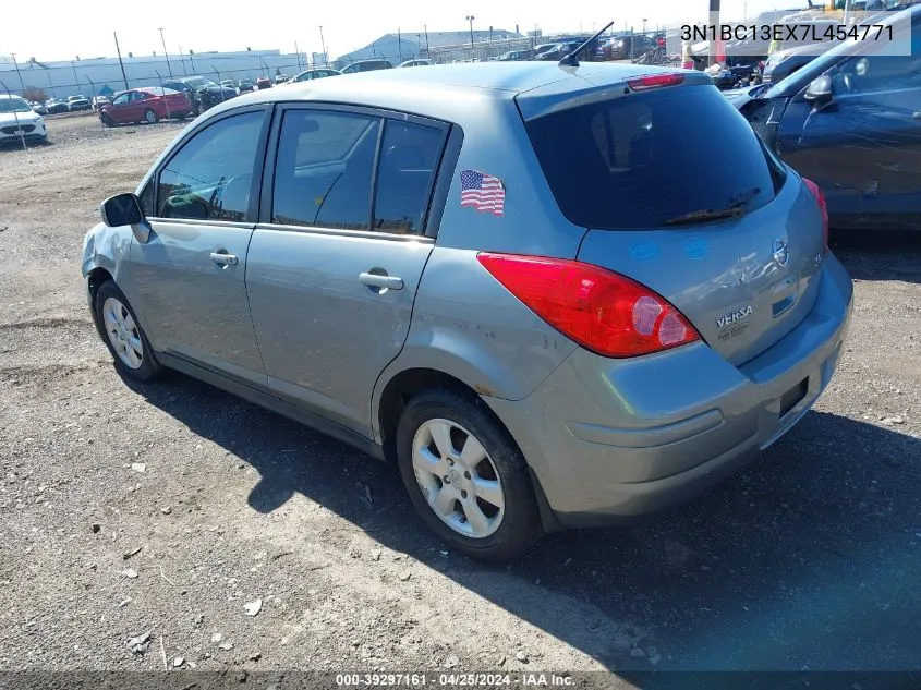 2007 Nissan Versa 1.8Sl VIN: 3N1BC13EX7L454771 Lot: 39297161