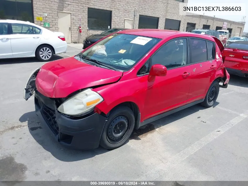 3N1BC13EX7L386603 2007 Nissan Versa 1.8S