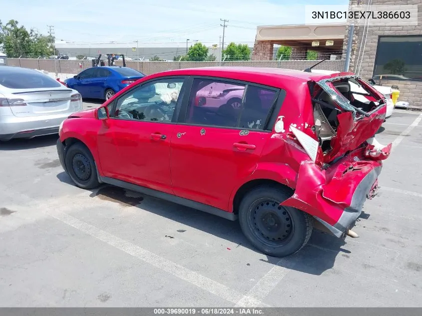 3N1BC13EX7L386603 2007 Nissan Versa 1.8S