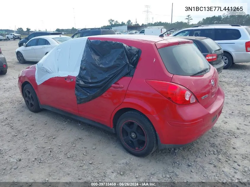 3N1BC13E77L441265 2007 Nissan Versa 1.8S