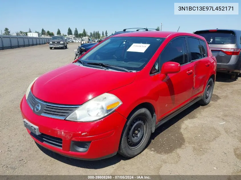 3N1BC13E97L452171 2007 Nissan Versa 1.8S