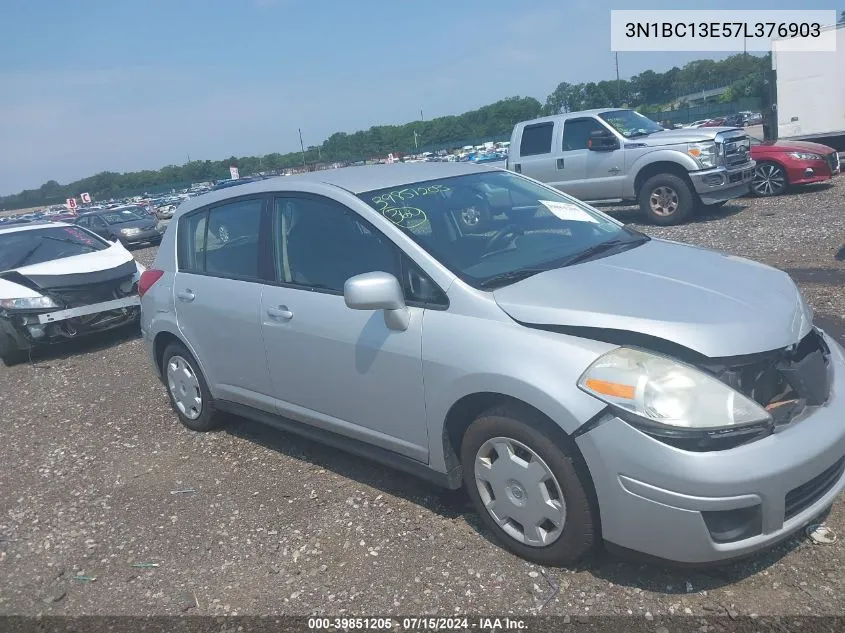 2007 Nissan Versa 1.8S VIN: 3N1BC13E57L376903 Lot: 39851205