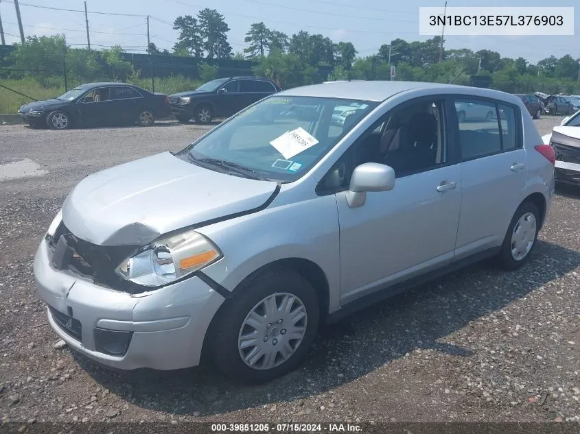 2007 Nissan Versa 1.8S VIN: 3N1BC13E57L376903 Lot: 39851205