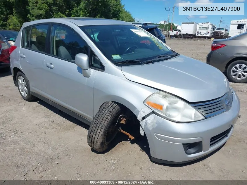 3N1BC13E27L407900 2007 Nissan Versa 1.8Sl