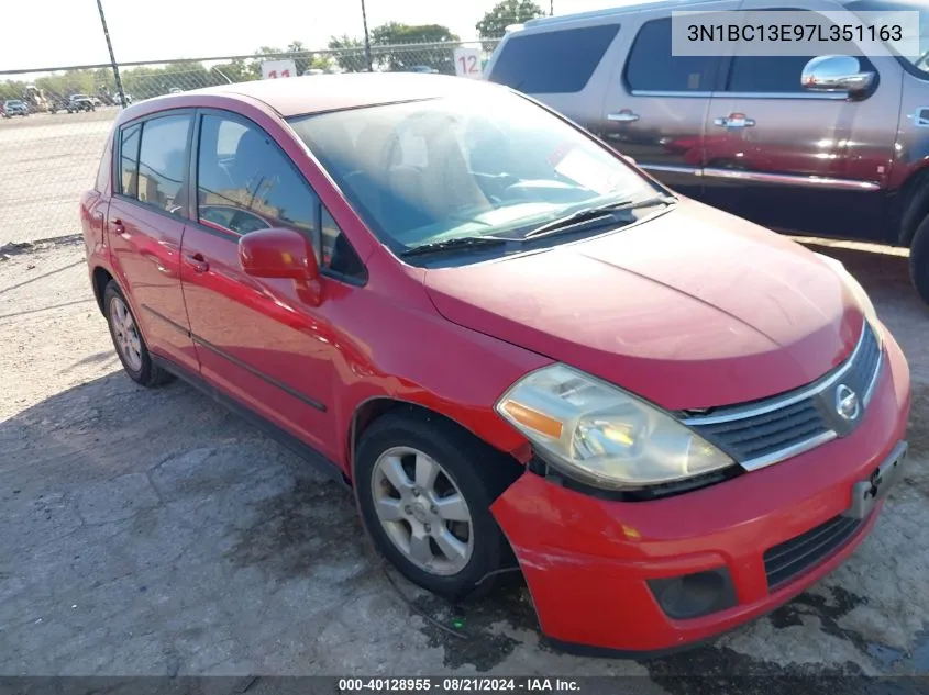 3N1BC13E97L351163 2007 Nissan Versa S/Sl