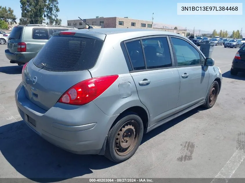 3N1BC13E97L384468 2007 Nissan Versa 1.8S