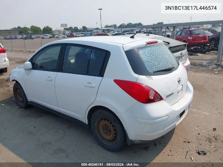 3N1BC13E17L446574 2007 Nissan Versa 1.8S