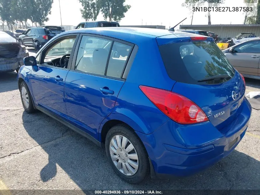 3N1BC13E27L387583 2007 Nissan Versa S/Sl