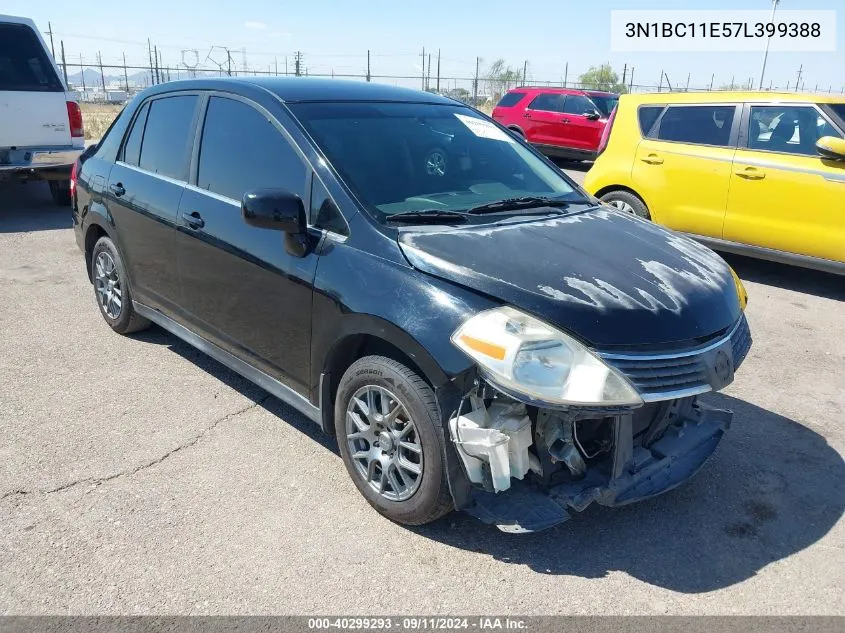 3N1BC11E57L399388 2007 Nissan Versa 1.8S