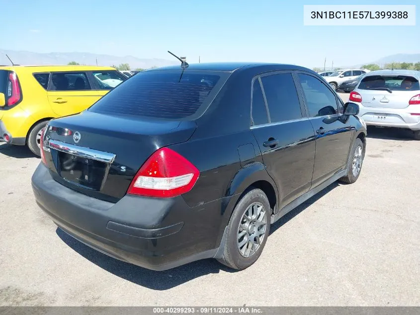 3N1BC11E57L399388 2007 Nissan Versa 1.8S