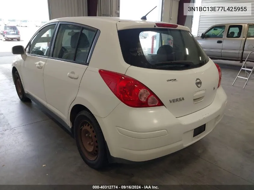 3N1BC13E77L425955 2007 Nissan Versa S/Sl